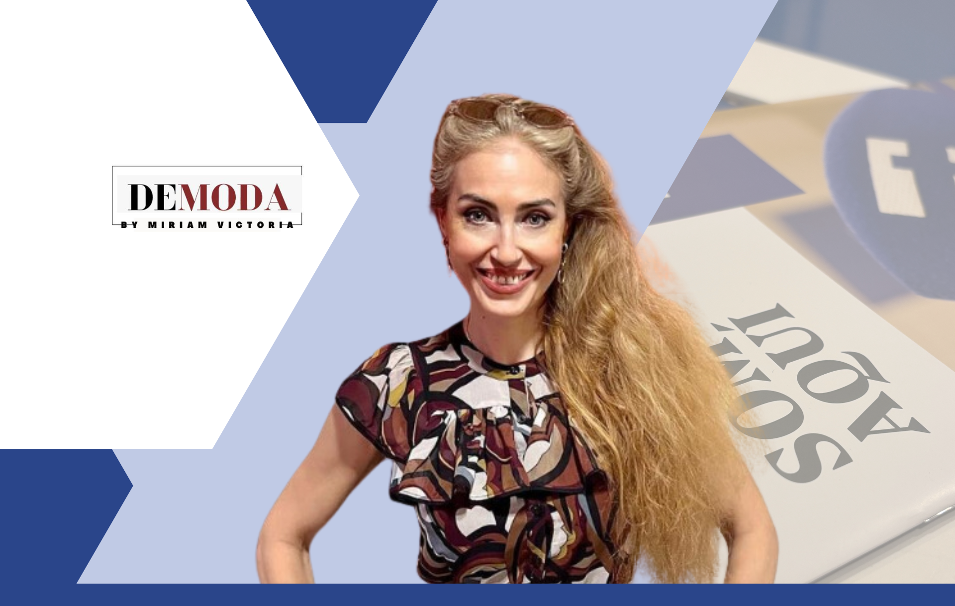 Logo y presentador del programa de entrevistas'Famosos desconocidos'